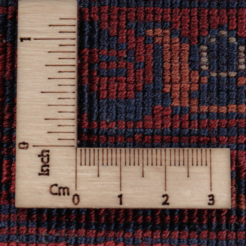 Afghansk matta - Kungliga - 198 x 153 cm - röd