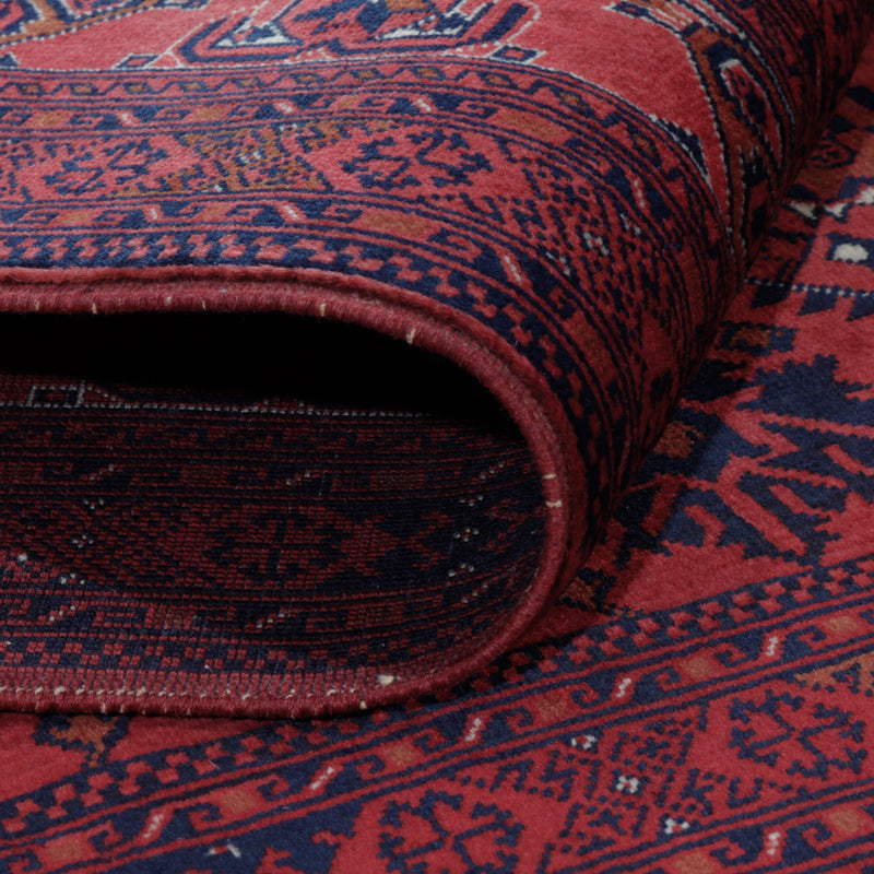 Afghansk matta - Kungliga - 194 x 148 cm - röd