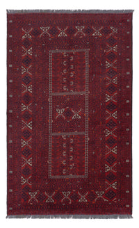 Afghan Teppich - 252 x 154 cm - rot