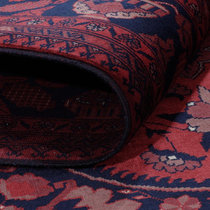 Afghansk matta - Kungliga - 200 x 148 cm - röd