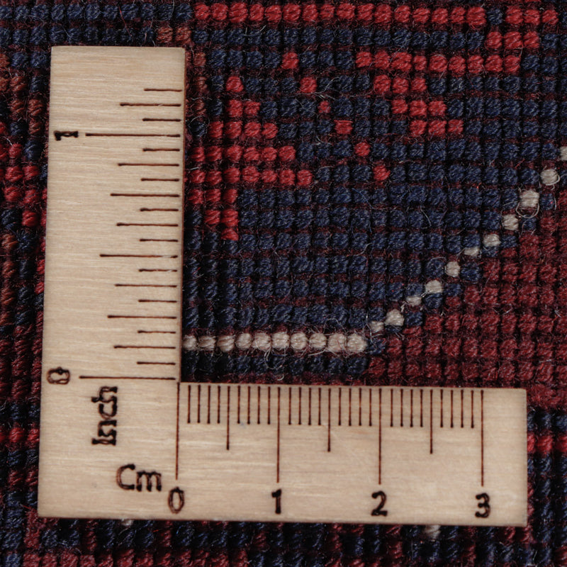 Afghansk matta - Kungliga - 198 x 151 cm - röd