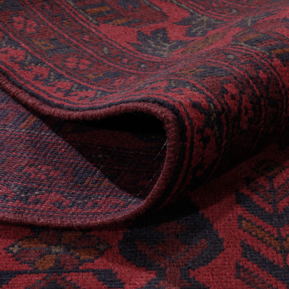 Afghansk matta - Kunduz - 300 x 200 cm - röd