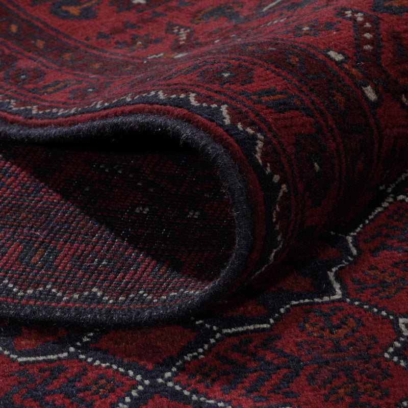 Afghansk matta - Kunduz - 292 x 200 cm - röd