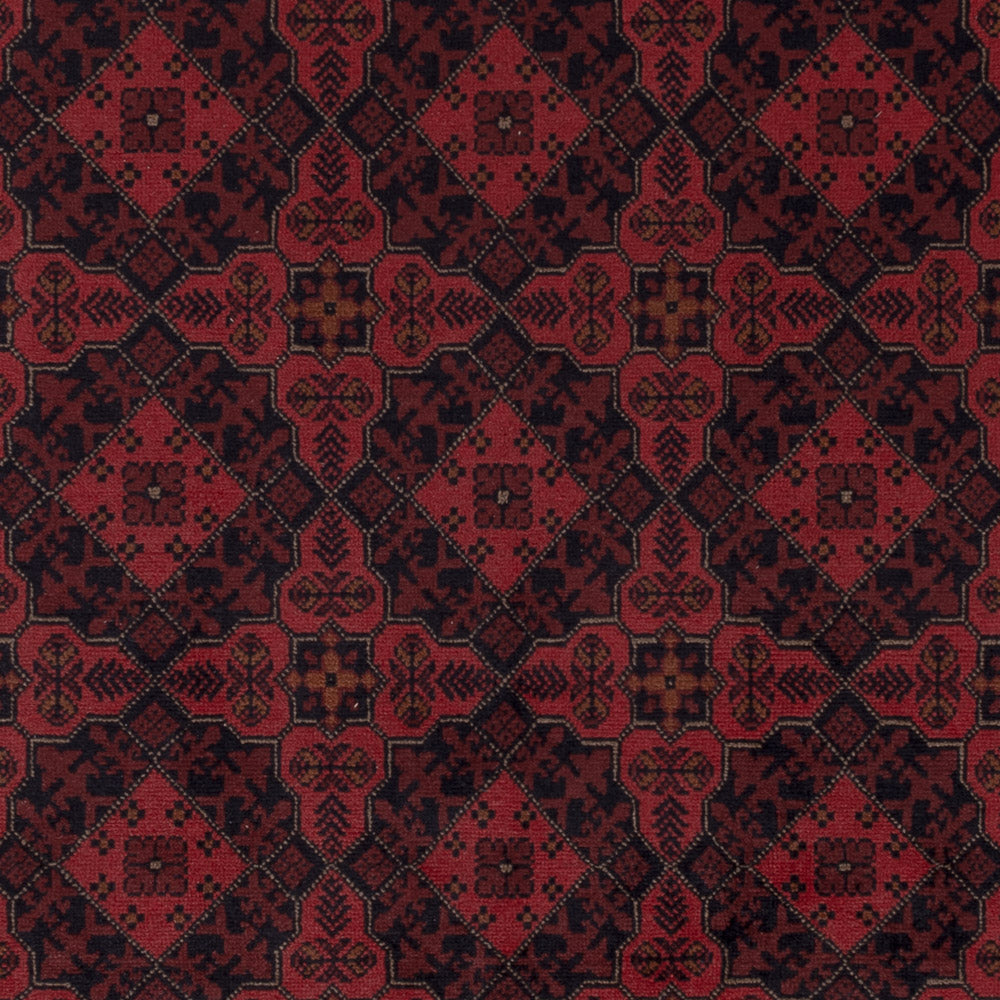 Afghansk matta - Kunduz - 295 x 197 cm - röd