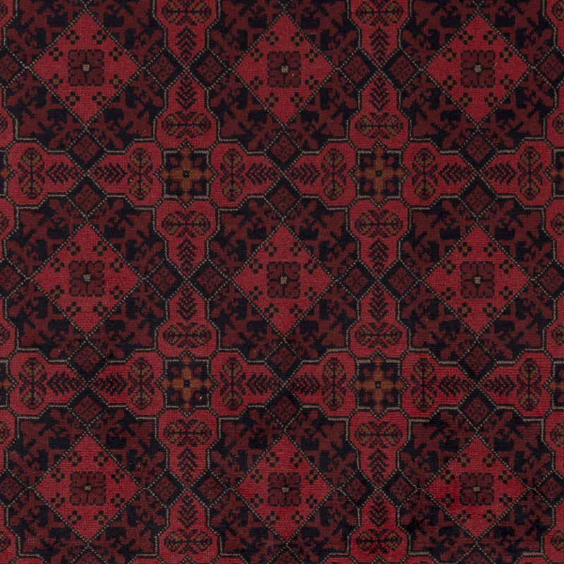 Afghansk matta - Kunduz - 295 x 197 cm - röd