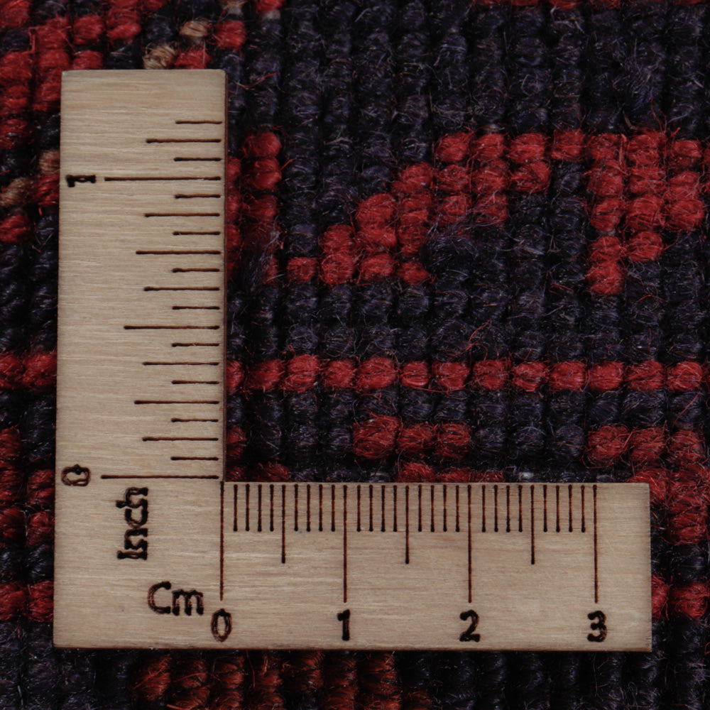 Afghansk matta - Kunduz - 284 x 200 cm - röd