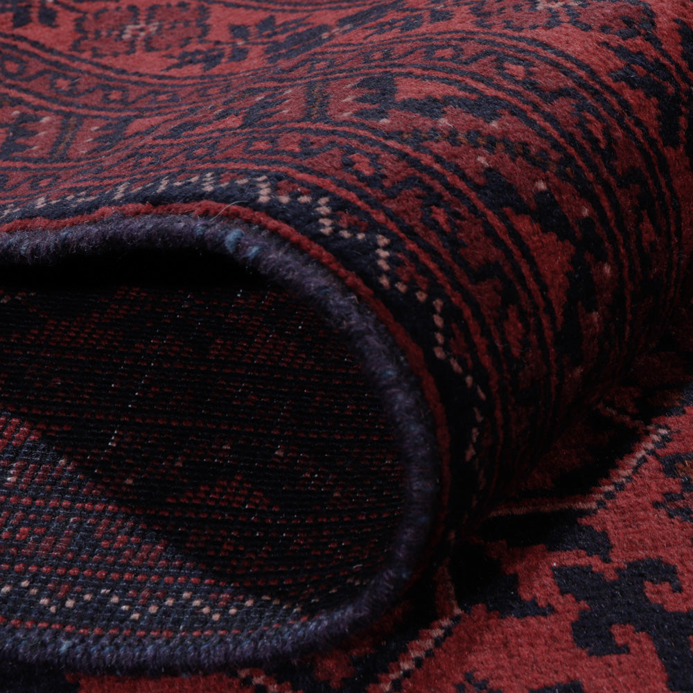 Afghansk matta - Kunduz - 301 x 202 cm - röd