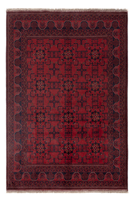 Afghansk matta - Kunduz - 296 x 205 cm - röd