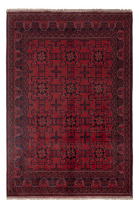 Afghansk matta - Kunduz - 296 x 205 cm - röd