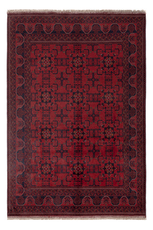Afghansk matta - Kunduz - 296 x 205 cm - röd