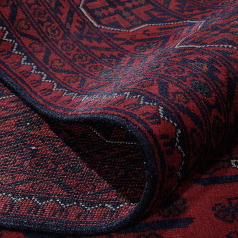 Afghansk matta - Kunduz - 288 x 200 cm - röd