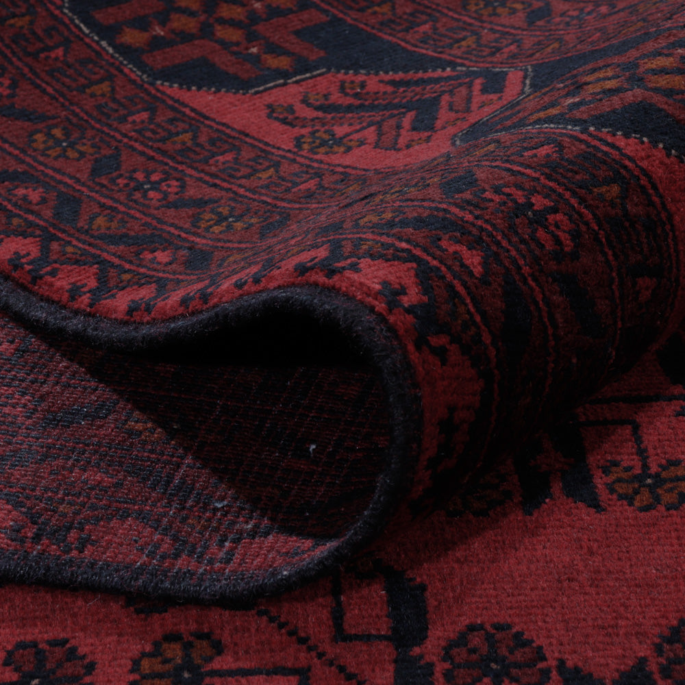 Afghansk matta - Kunduz - 292 x 196 cm - röd