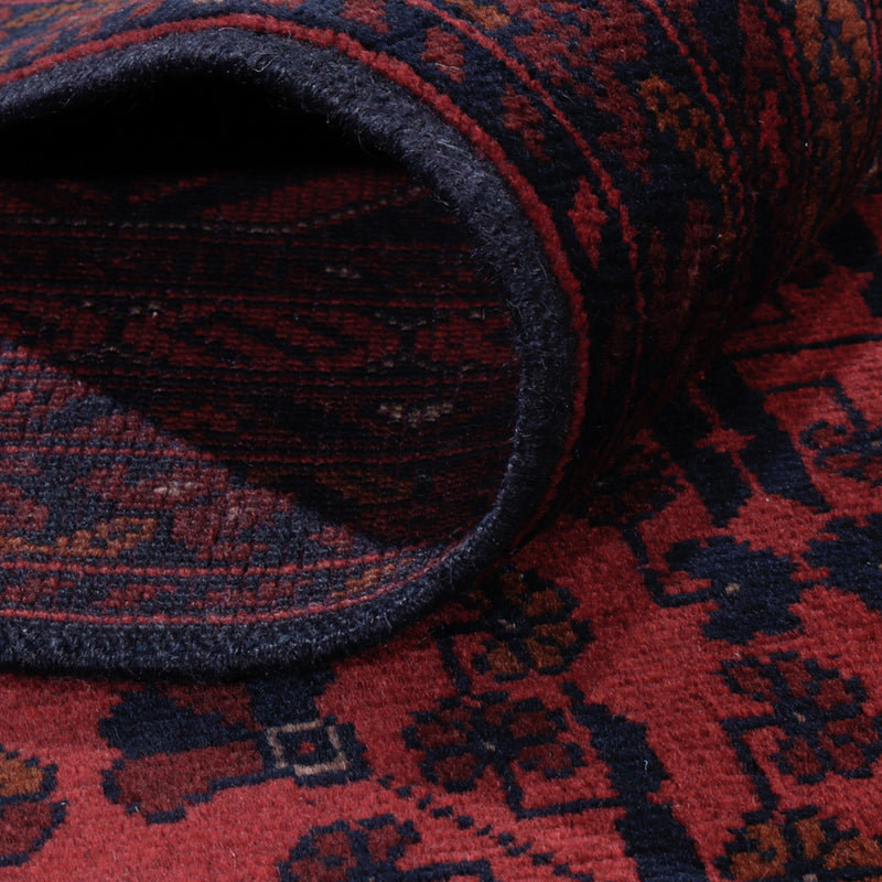 Afghansk matta - Kunduz - 291 x 192 cm - röd