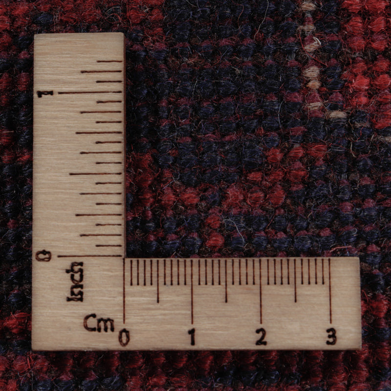 Afghansk matta - Kunduz - 286 x 199 cm - röd