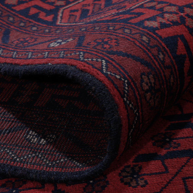 Afghansk matta - Kunduz - 288 x 201 cm - röd