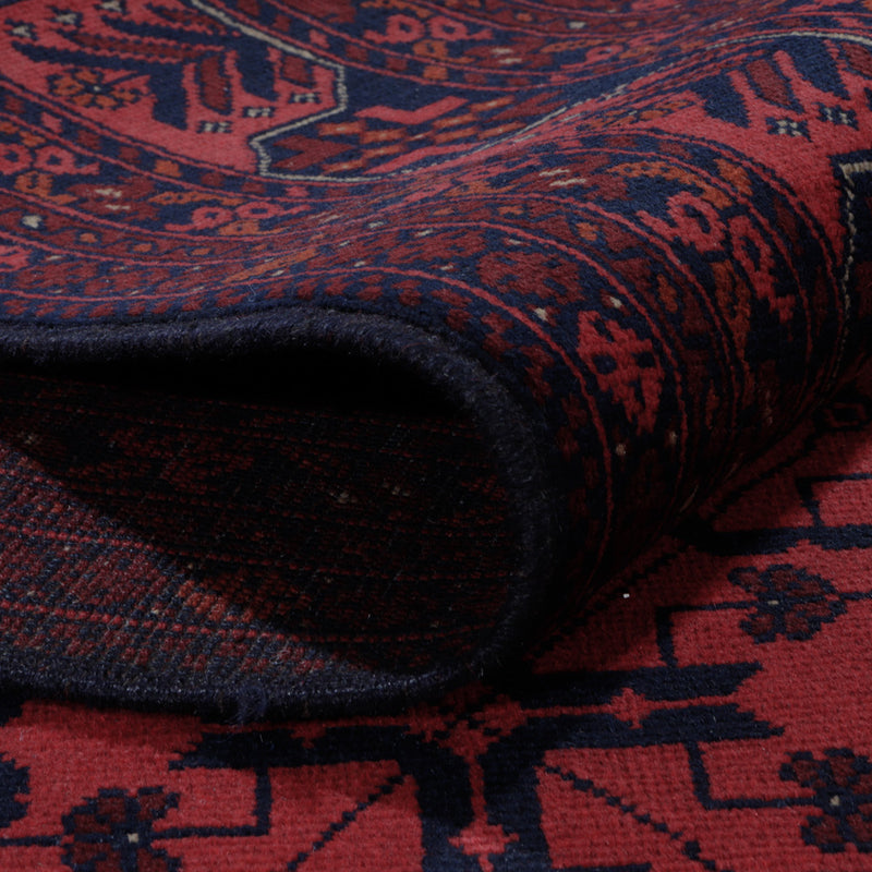 Afghansk matta - Kunduz - 286 x 201 cm - röd