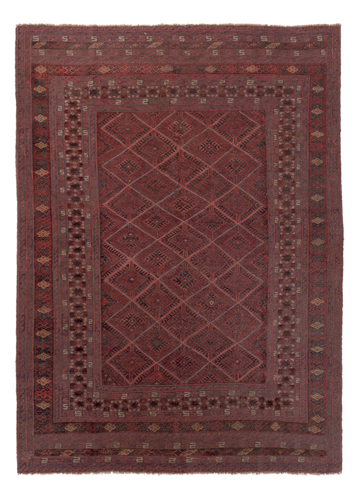 Kelim Carpet - orientalisk matta - 278 x 201 cm - flerfärgad