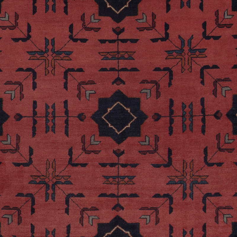 Afghansk matta - Kunduz - 295 x 204 cm - röd