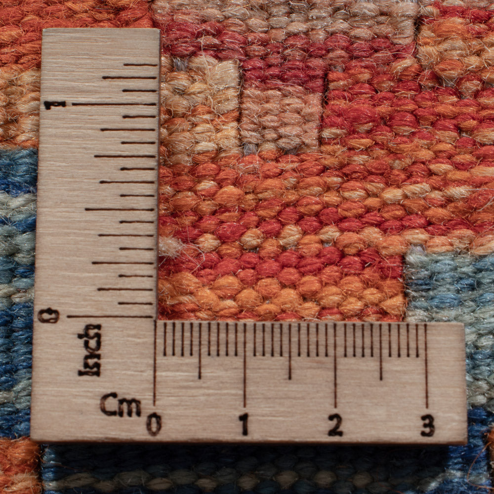 Läufer Kelim - Splash - 194 x 84 cm - mehrfarbig