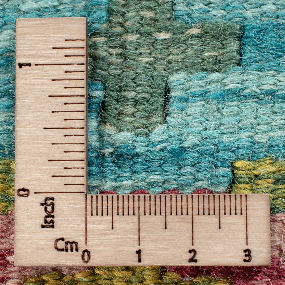 Läufer Kelim - Splash - 195 x 84 cm - mehrfarbig