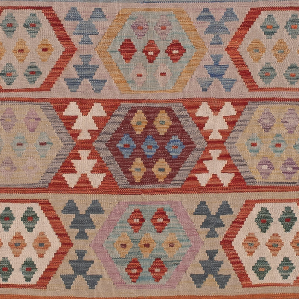 Kelim Teppich - Splash - 352 x 254 cm - mehrfarbig