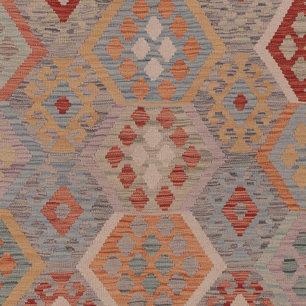 Kelim Teppich - Splash - 367 x 256 cm - mehrfarbig