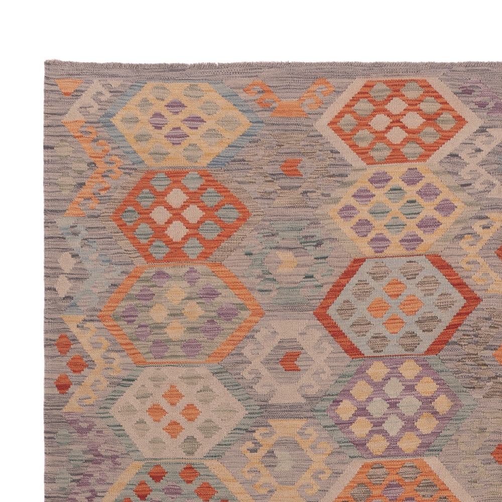 Kelim Teppich - Splash - 339 x 245 cm - mehrfarbig