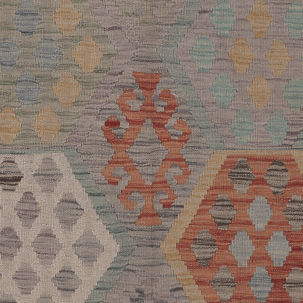 Kelim Teppich - Splash - 286 x 203 cm - mehrfarbig