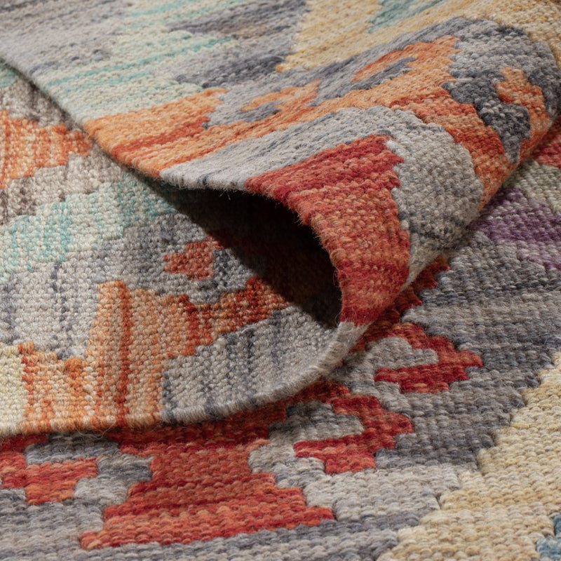 Kelim Teppich - Splash - 302 x 200 cm - mehrfarbig