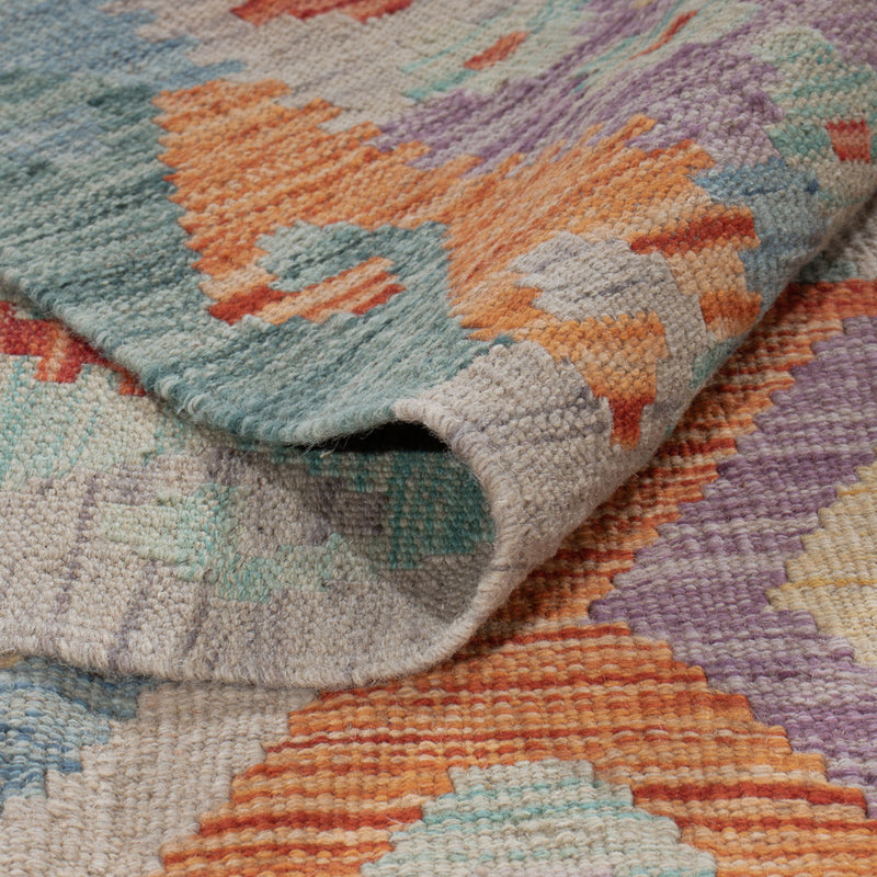 Kelim Teppich - Splash - 298 x 247 cm - mehrfarbig