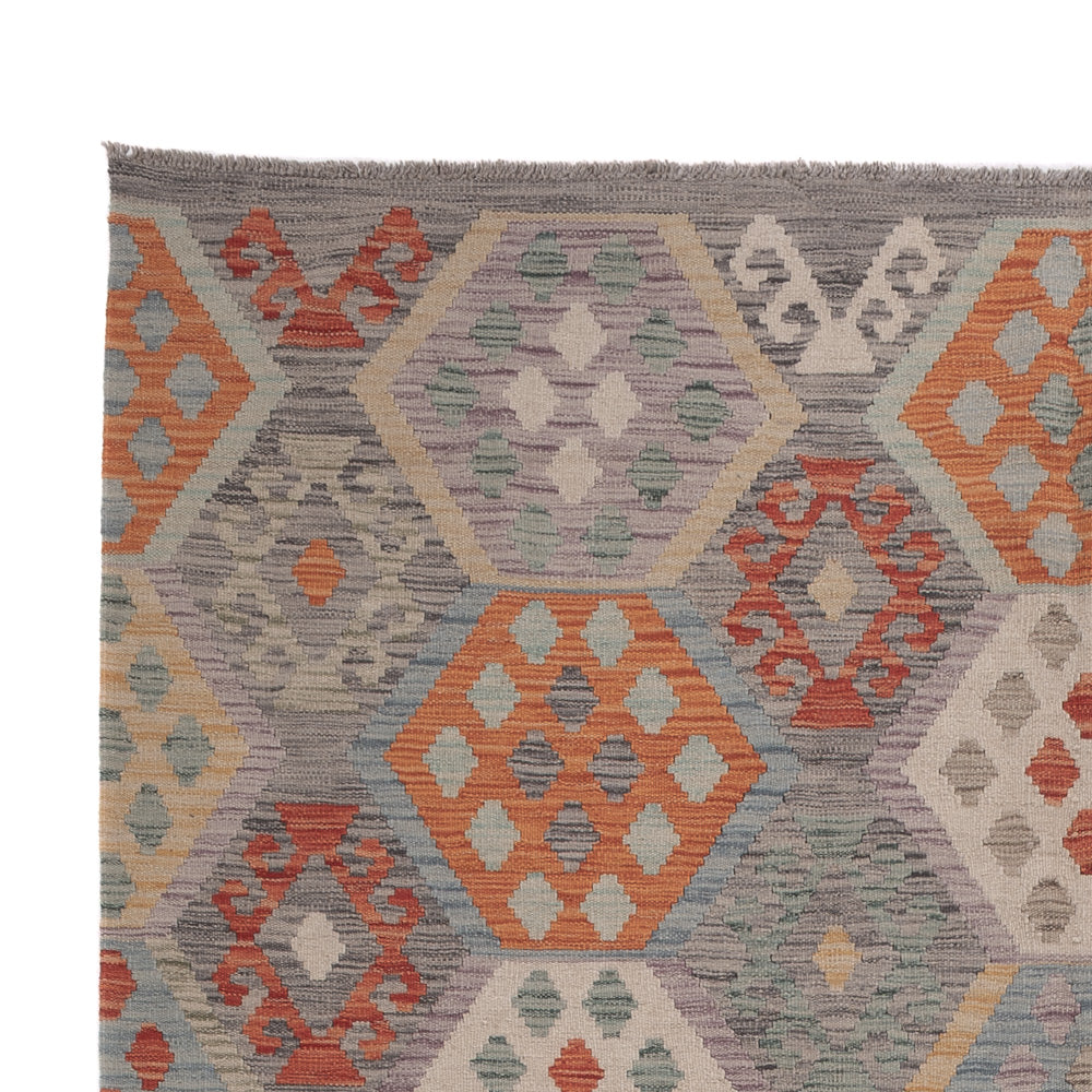 Kelim Teppich - Splash - 296 x 201 cm - mehrfarbig