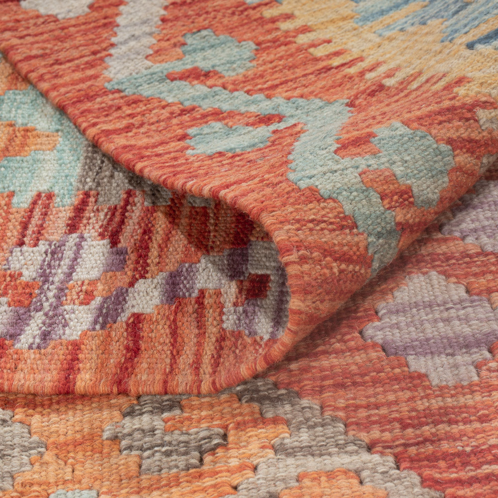 Kelim Teppich - Splash - 295 x 197 cm - mehrfarbig
