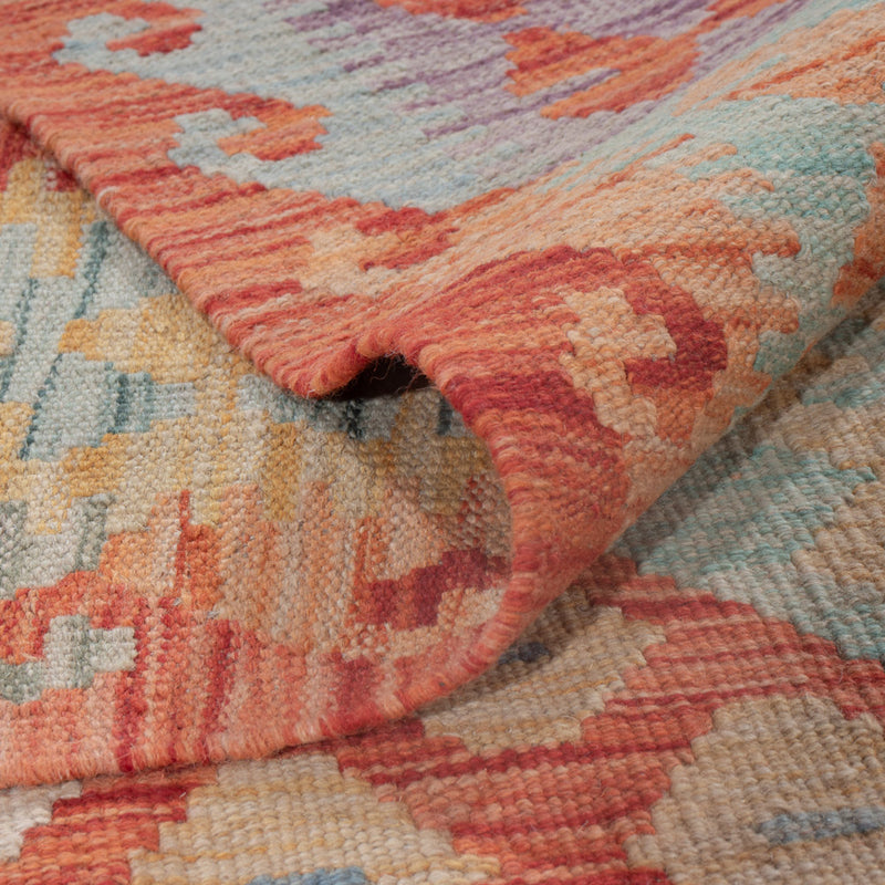 Kelim Teppich - Splash - 252 x 181 cm - mehrfarbig