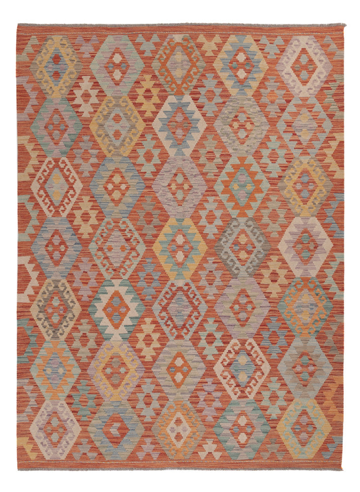 Kelim Teppich - Splash - 240 x 178 cm - mehrfarbig