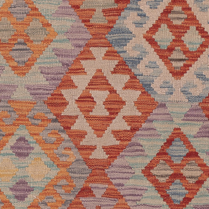 Kelim Teppich - Splash - 201 x 159 cm - mehrfarbig