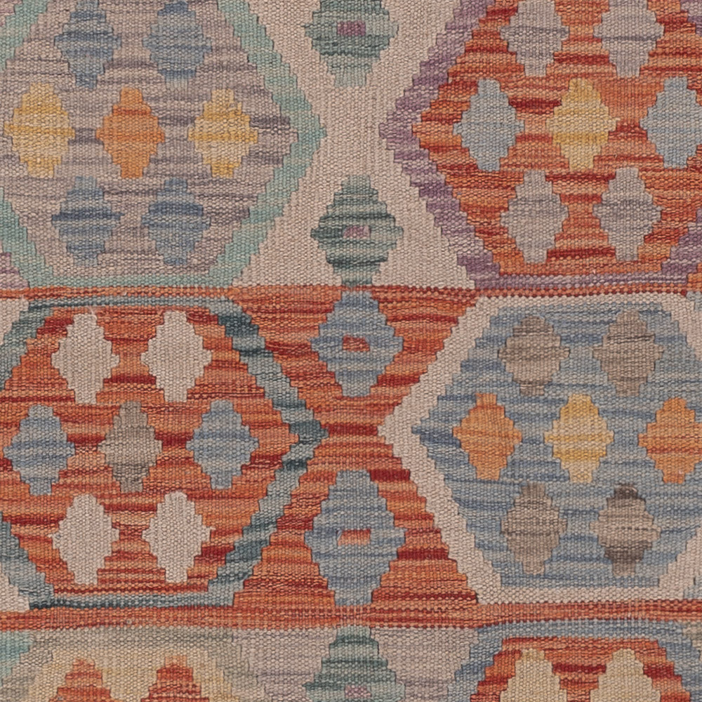 Kelim Teppich - Splash - 198 x 149 cm - mehrfarbig