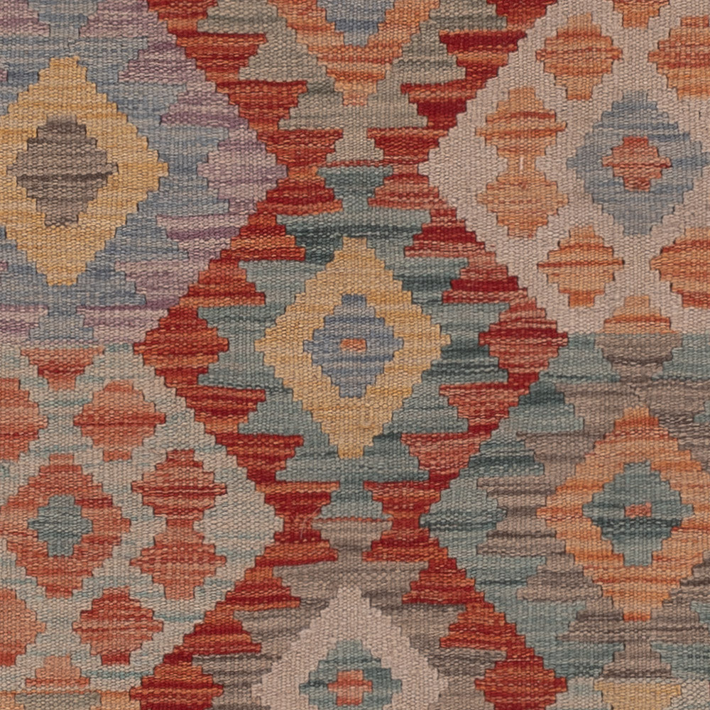Kelim Teppich - Splash - 195 x 145 cm - mehrfarbig