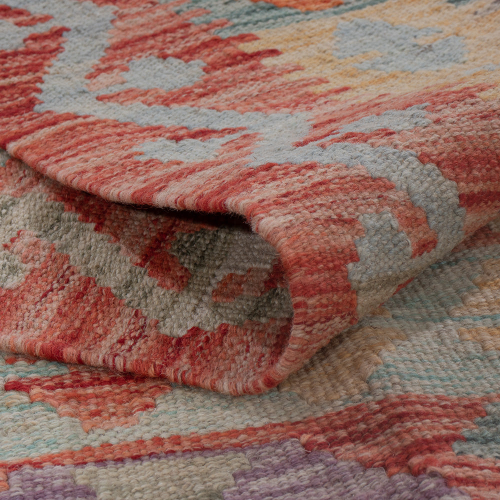 Kelim Teppich - Splash - 186 x 134 cm - mehrfarbig