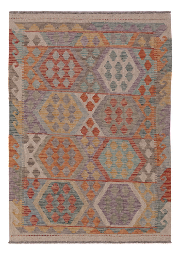 Kelim Teppich - Splash - 148 x 107 cm - mehrfarbig