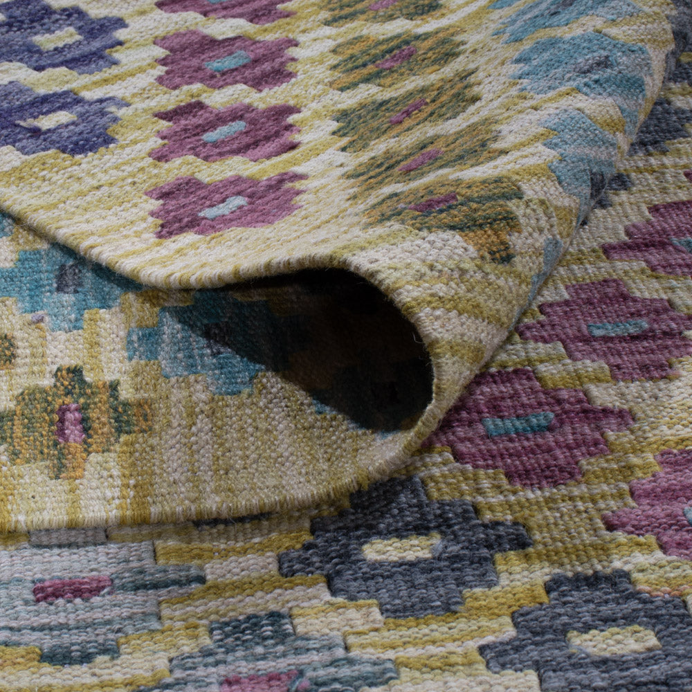 Kelim Teppich - Splash - 295 x 212 cm - mehrfarbig