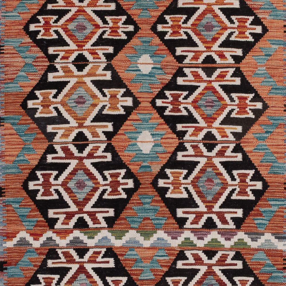 Kelim Teppich - Splash - 297 x 203 cm - mehrfarbig