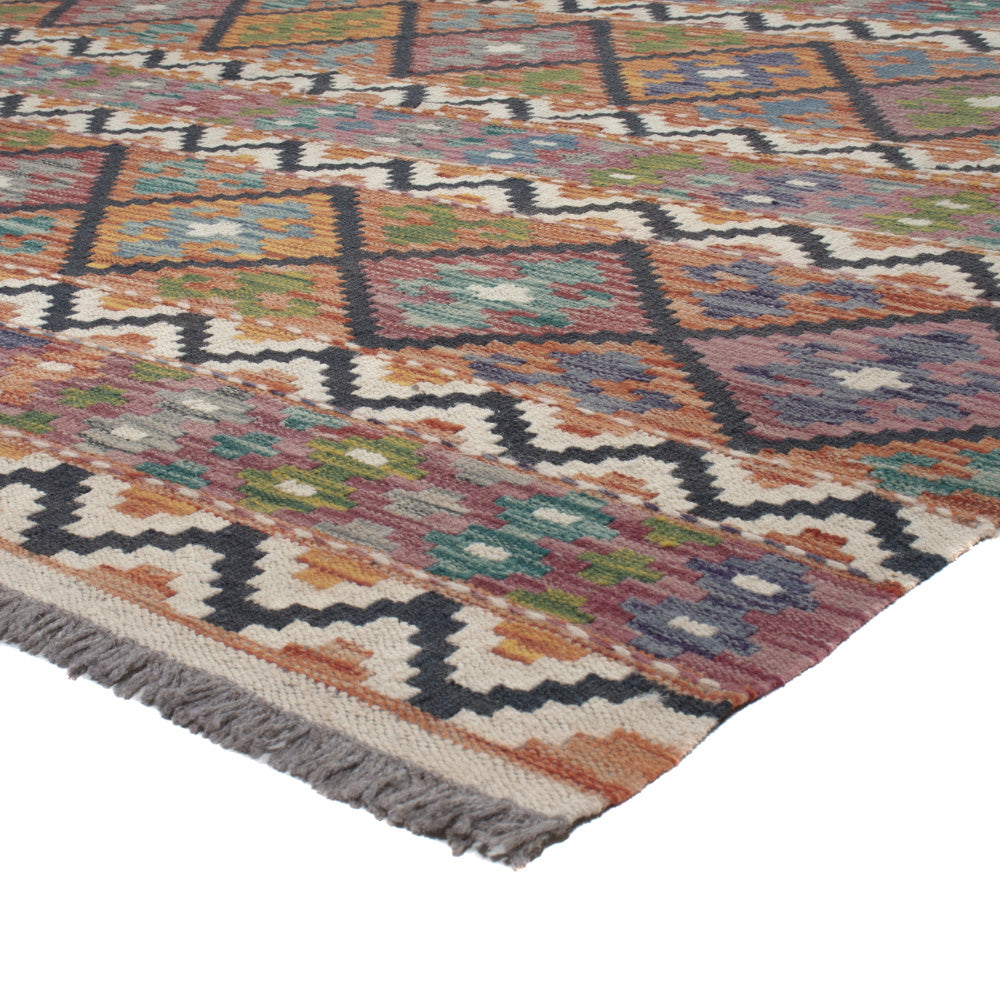 Kelim Teppich - Splash - 301 x 212 cm - mehrfarbig