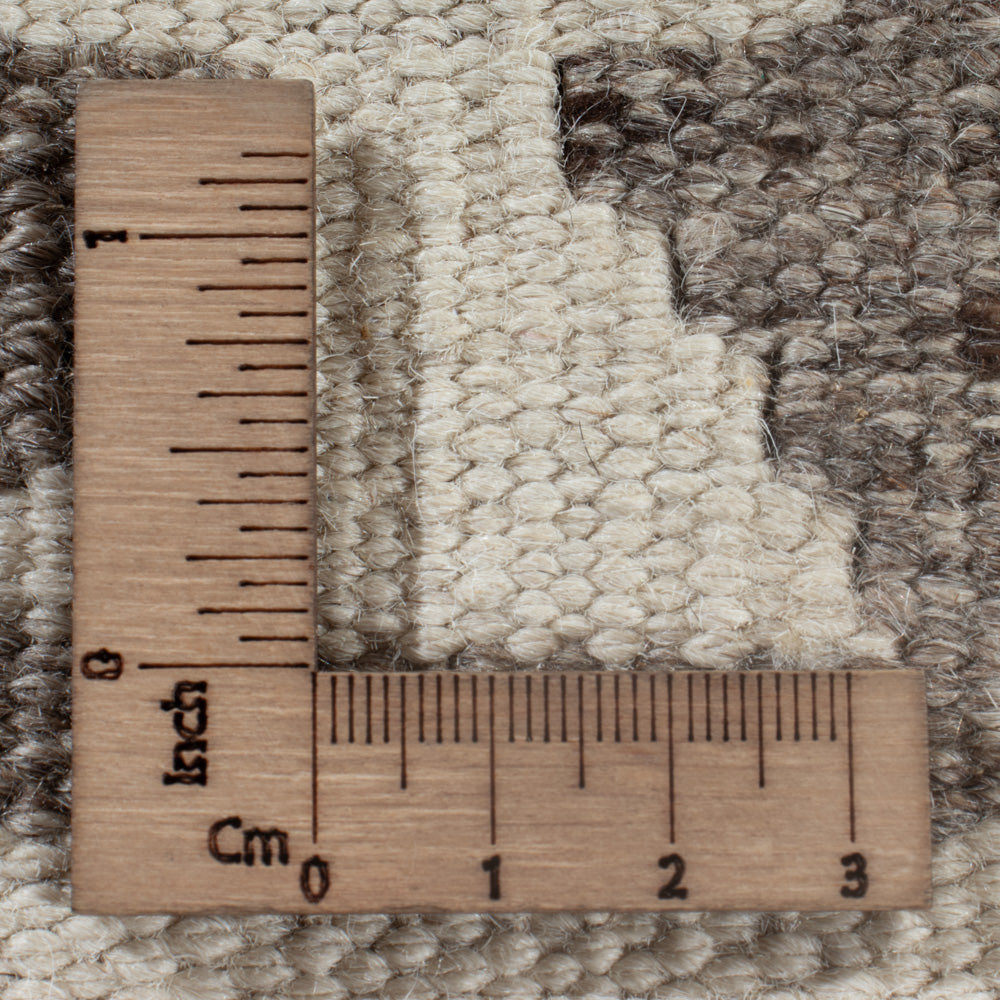 Kelim Teppich - Splash - 240 x 179 cm - hellgrau