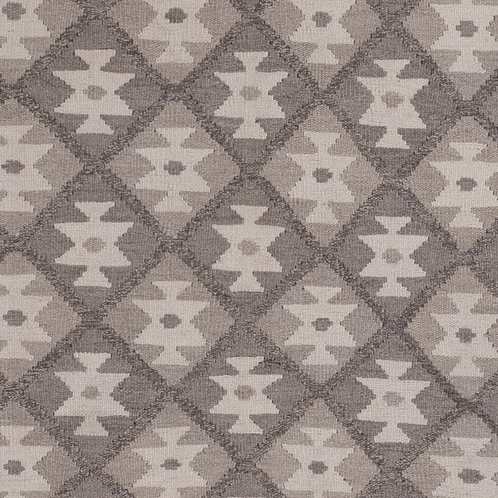 Kelim Teppich - Splash - 244 x 177 cm - dunkelgrau