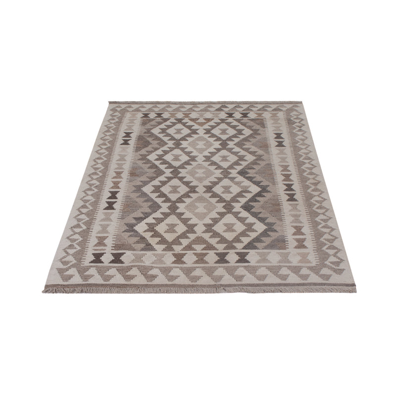 Kelim Teppich - Splash - 157 x 104 cm - dunkelgrau