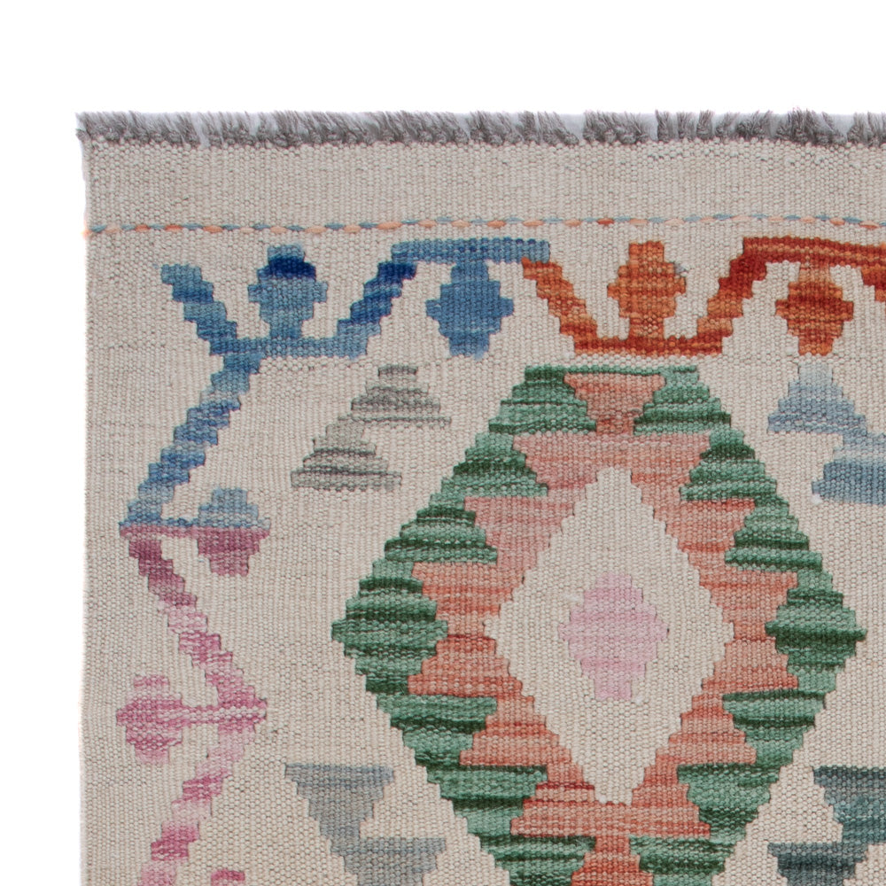 Kelim Teppich - Splash - 126 x 80 cm - mehrfarbig