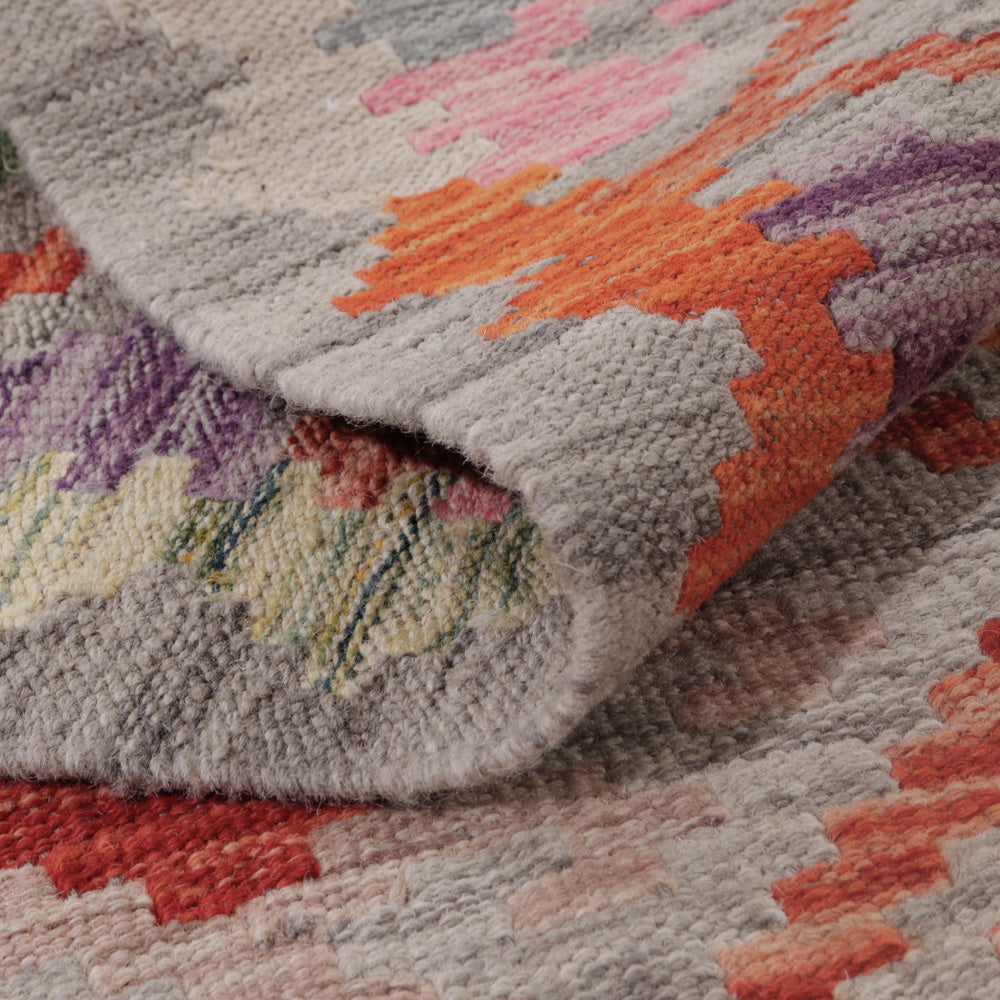 Kelim Teppich - Splash - 130 x 83 cm - mehrfarbig