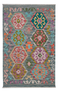 Kelim Carpet - Splash - 124 x 81 cm - flerfärgad