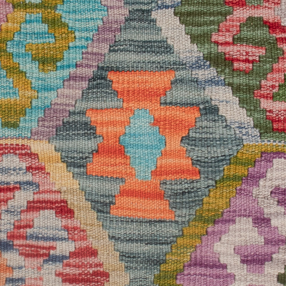 Kelim Carpet - Splash - 124 x 81 cm - flerfärgad