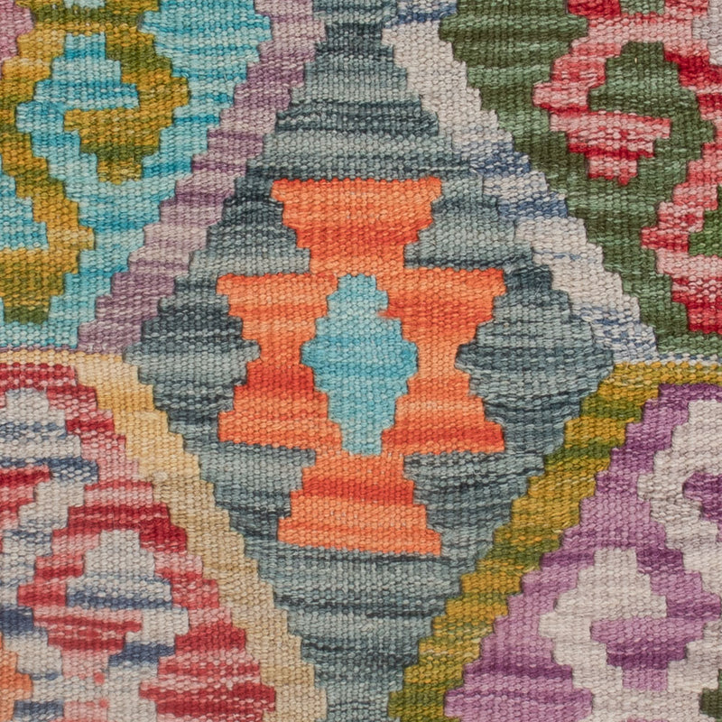 Kelim Carpet - Splash - 124 x 81 cm - flerfärgad